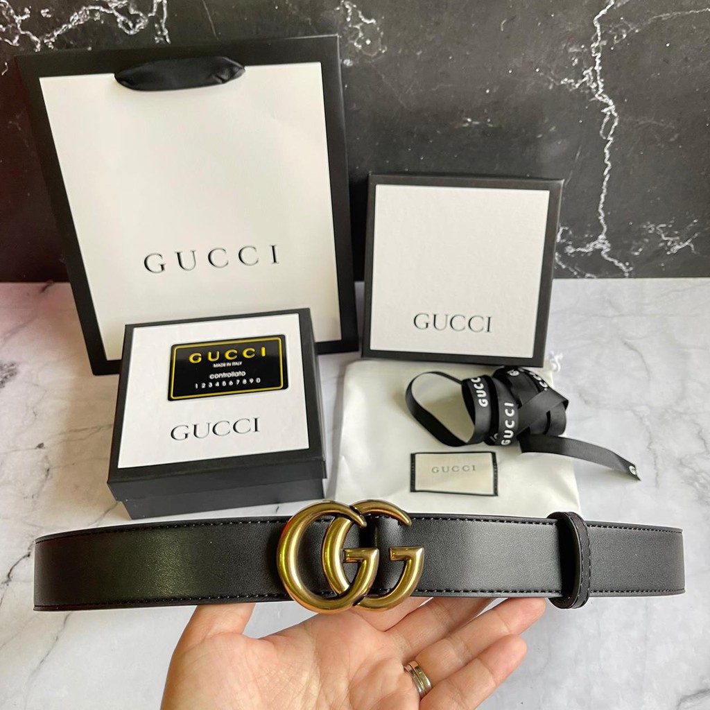 

BELT BRANDED GG SINGLE FREE BOX & PAPERBAG