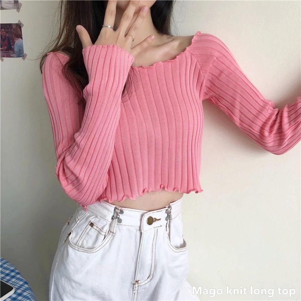 Mago knit long top - Thejanclothes