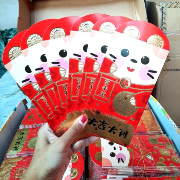 

Dijual Angpao Panjang Premium HJQ056 Tahun Baru Tikus 2020 Ampao Murah Grosir IMLEK shopee