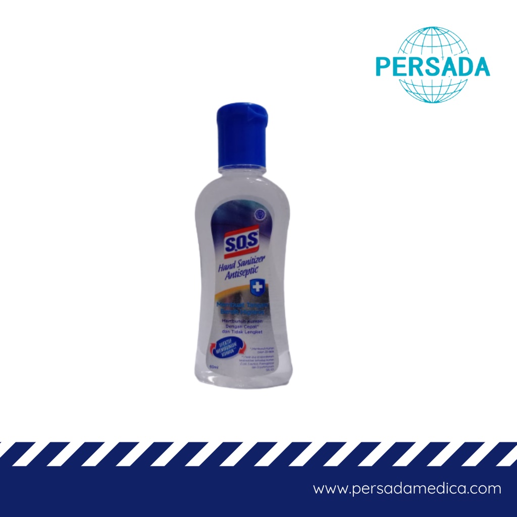 SOS Hand Sanitizer Antiseptic 60ml