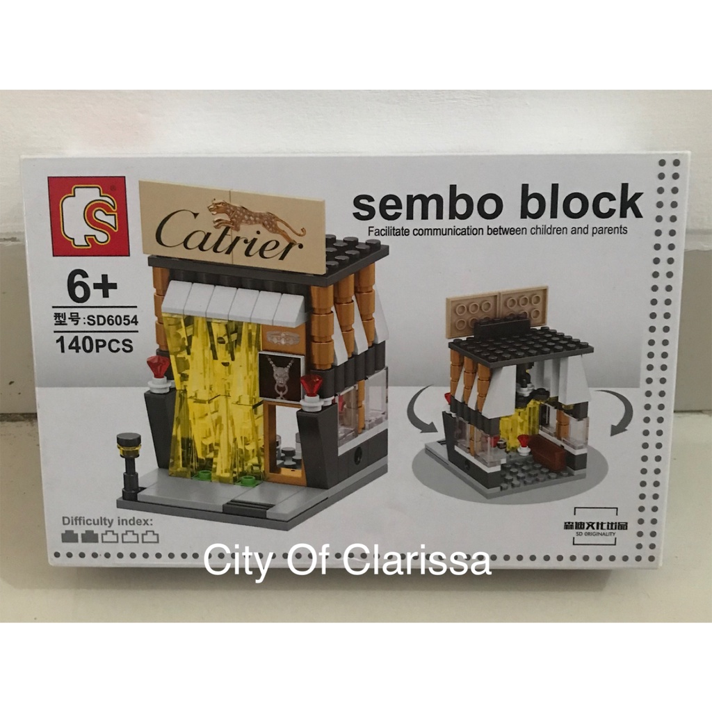 Lego Merk Sembo Block Model Catrier