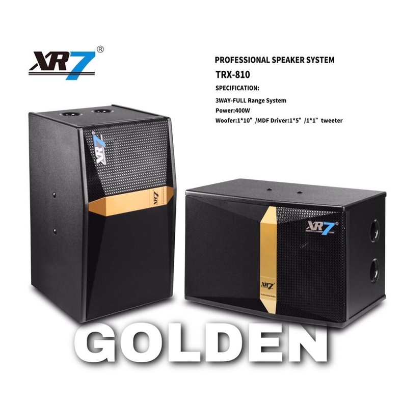 Speaker Karaoke Pasif XR7 TRX810 Original 10 inch XR7 TRX 810