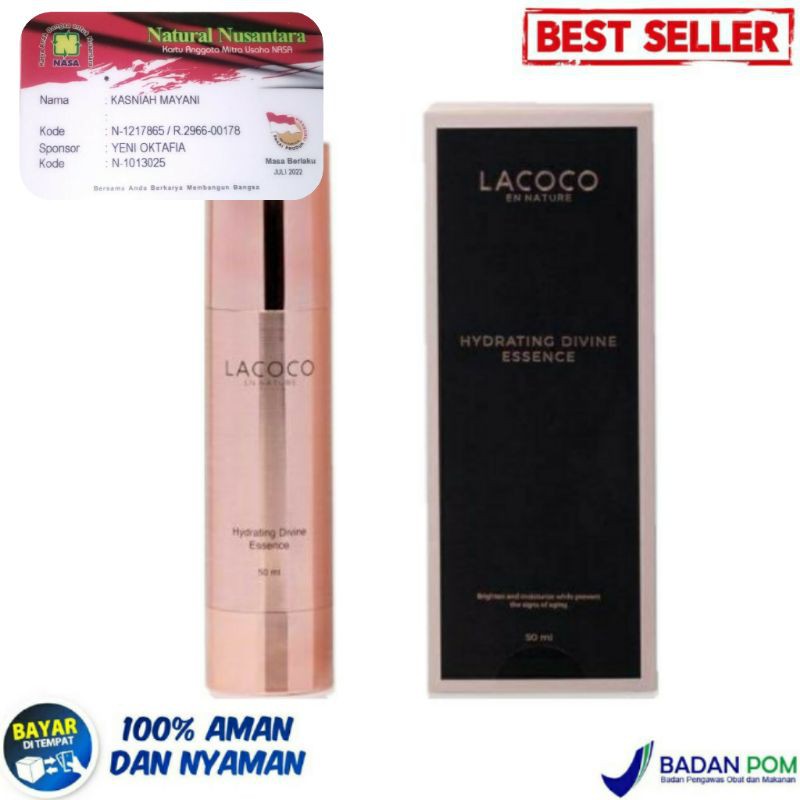 Lacoco Hydrating Divine Essence Nasa - Penghilang Flek Hitam Di Wajah