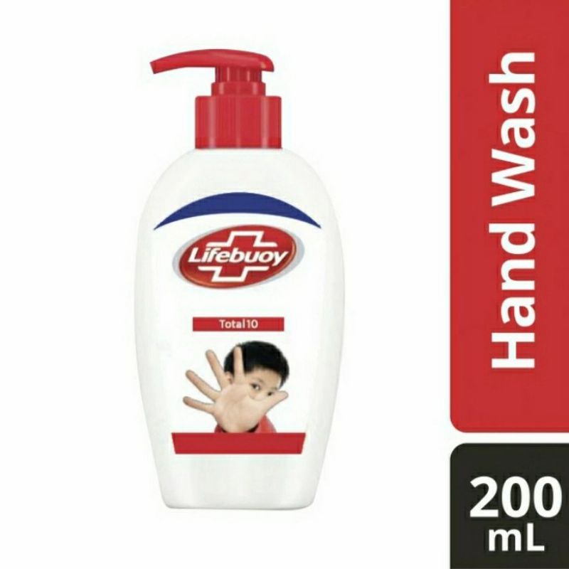 Lifebuoy Hand Wash Botol Total 10 200Ml Dan 180Ml Dan 220 ml