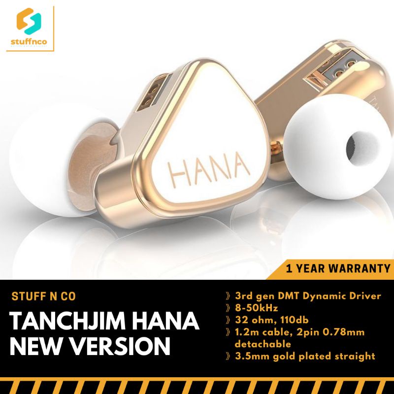 Tanchjim New Hana New Version 2021 DD Hires Earphone