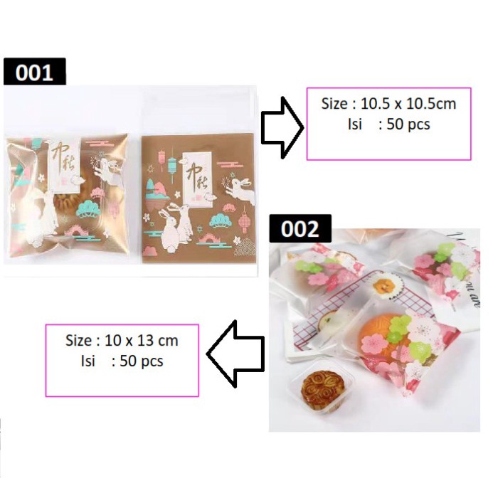 

Forbake Plastik Kue Kering Mooncake / Packaging Bungkus Nastar Nanas