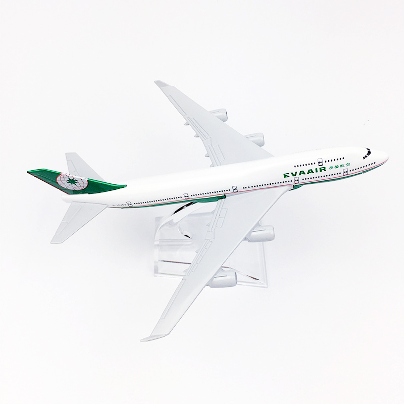 Taiwan Eva Air Boeing 747model Pesawat Die-cast Alloy Metal B747 Airplane Airlines Airways Model Pesawat 16CM/20CM