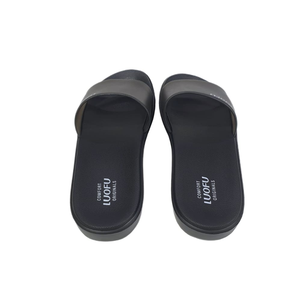 LUOFU ORIGINAL jelly sandal karet empuk murah wanita selop murah import cewek E7172A2-A20