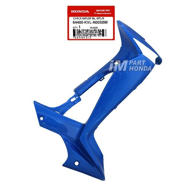 Cover Sayap Kanan Supra X 125 Batman Biru Tua 64400-KVL-N00SBM