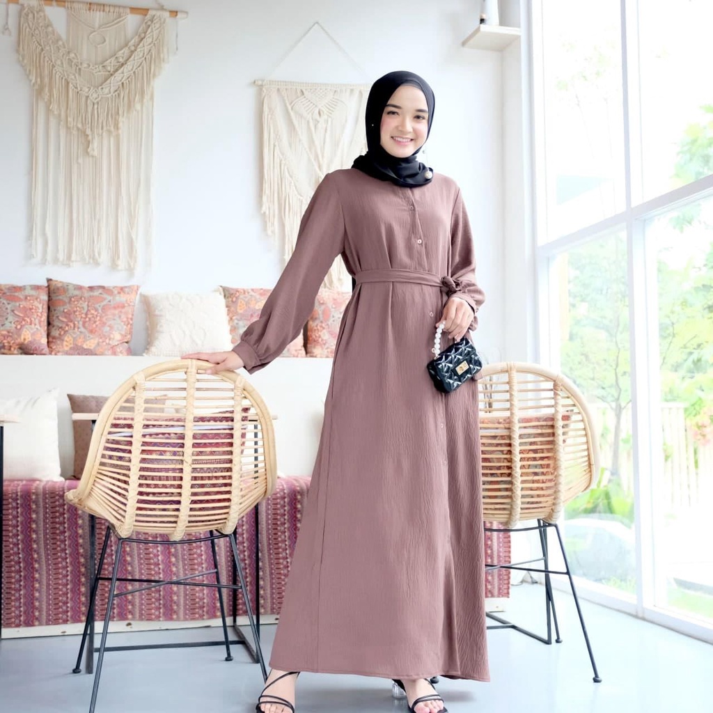 MISCHA DRESS / DRESS KONDANGAN / DRESS SIMPLE / BUSUI FRIENDLY