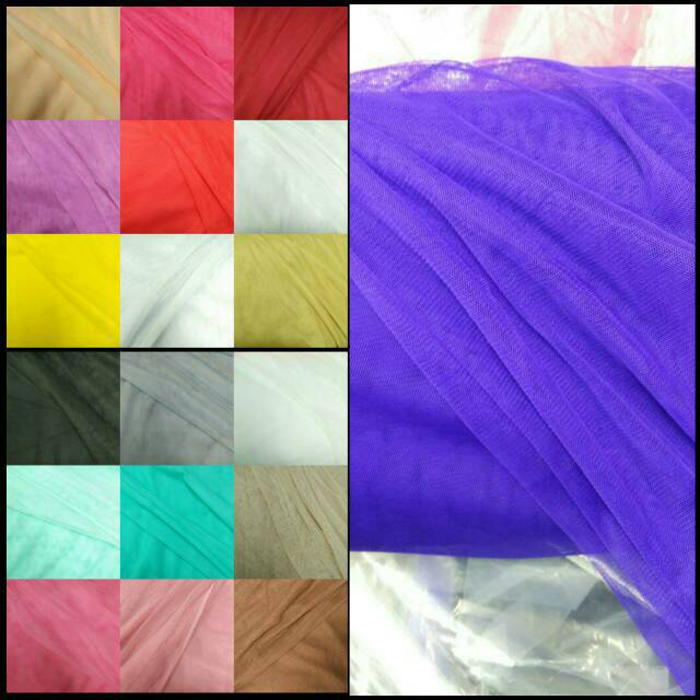 Kain Tile / Tulle Halus Tile Kebaya Tile Tutu Per Meter