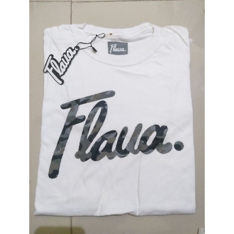 [BESTSELLER] KADO HADIAH T-shirt FLAVA Cotton Combed 30s PREMIUM Kaos Distro  MURAH COWOK CEWEK