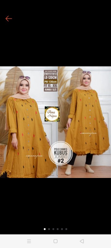 Promo Batik Couple Keluarga Sarimbit Sania Ruffle Batik Ori Ndoro Jowi Motif Emprit Kuning