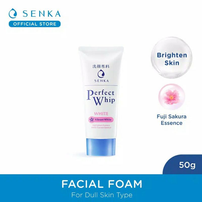 FACIAL WASH SENKA PERFECT WHIP-WHITE 50GR