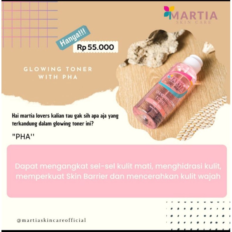 Toner Glowing Martia Skincare
