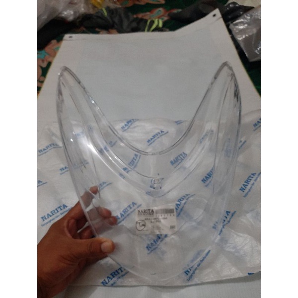 mika kaca lampu depan mio soul lama