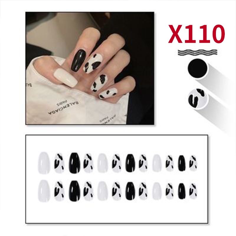 3D Kuku Palsu 24pcs/(FREE LEM)Set DIY Instant Nail Art Fake Nails Bridal Wedding Akrilik/24 pcs Kuku Palsu 3D / Stiker Kuku Palsu / Kuku Palsu Premium With Box/ Pemoles Kuku-G052