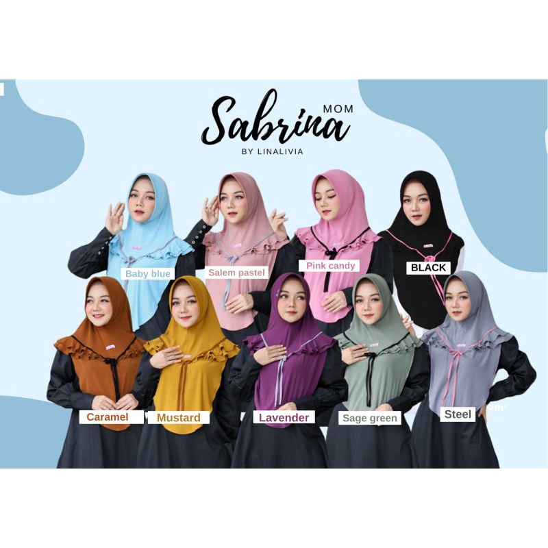 Hijab Sabrina Mom Original By Linalivia Bisa Couple Muslim Terbaru