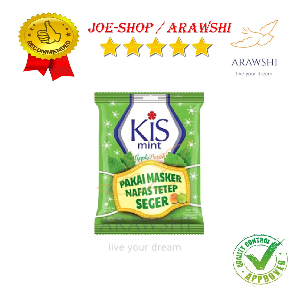 

KIS CANDY MINT APPLE PEACH PCK 125/100g