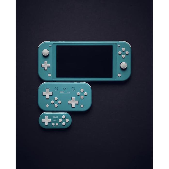 8bitdo Zero 2 Bluetooth Gamepad Turquoise Edition Shopee Indonesia