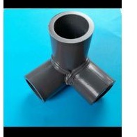 elbow 3 way ukuran 1/2. sambungan fitting tee pipa pvc 3 way