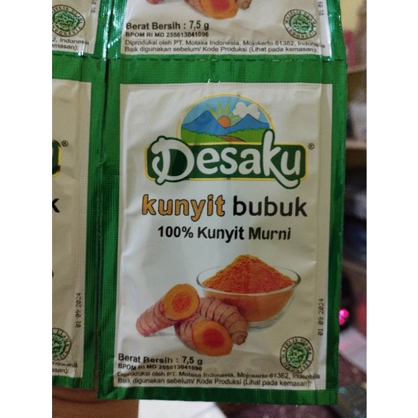 

Kunyit Bubuk Desaku 7,5gr