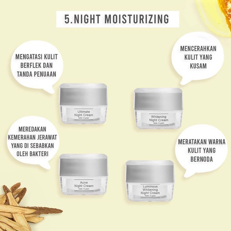 MS GLOW NIGHT CREAM [KRIM MALAM]