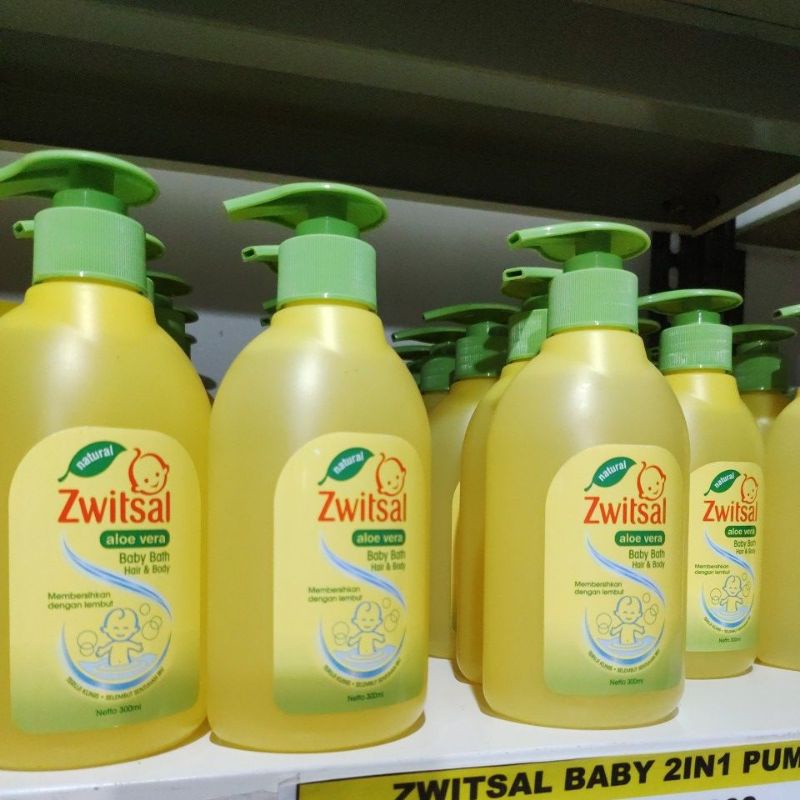 Baby Shampoo Zwitsal Aloe vera Kemiri seledri Switsal Baby Bath