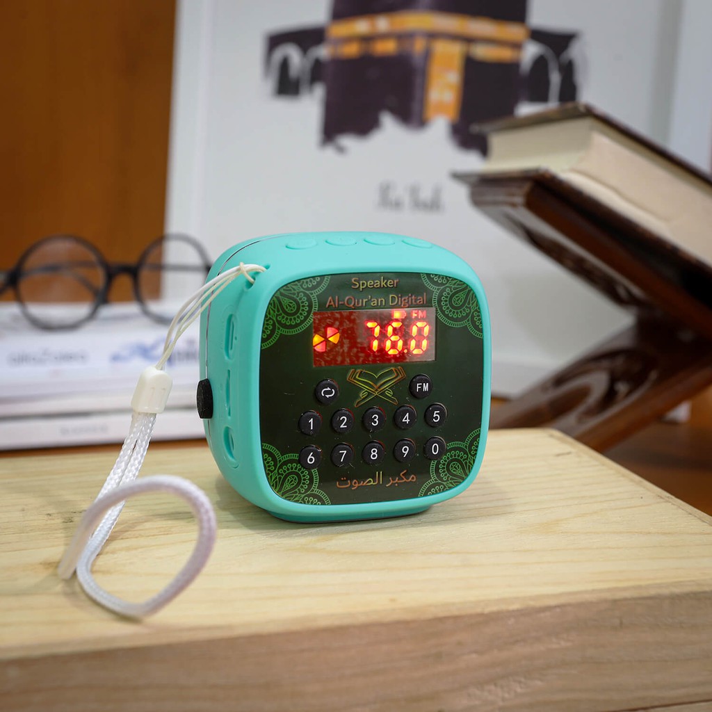 Hafiz Speaker Quran Murottal Anak Azzikra Series GO Warna Cyan