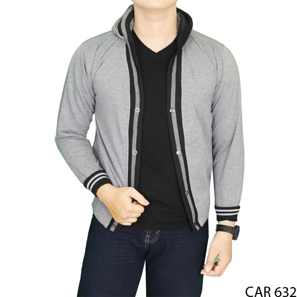 Cardigan Pria Basic Hoodie / banyak warna dan ukuran (COMB)