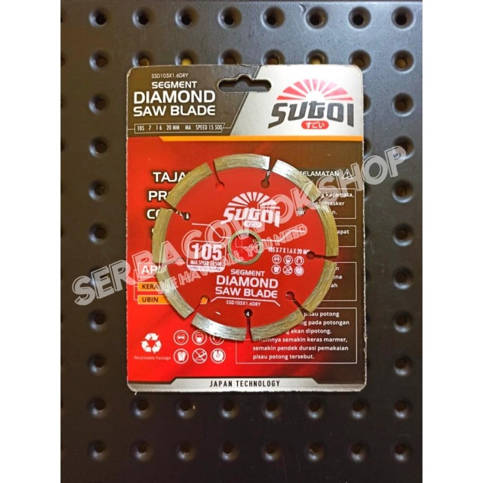 SUGOI Mata Potong Keramik Granite Beton 4 Inch 105 Diamond Wheel Dry