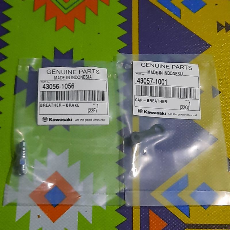 BAUT NEPEL STELAN PEMBUANGAN ANGIN KALIPER REM NINJA RR R KLX KAZE NINJA 250