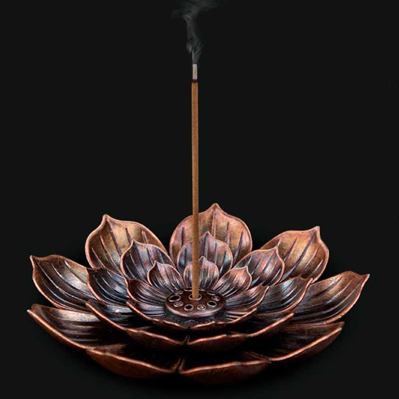 TD - DPR Yinuo Tempat Dupa Incense Stick Holder Desain Lotus - YN002