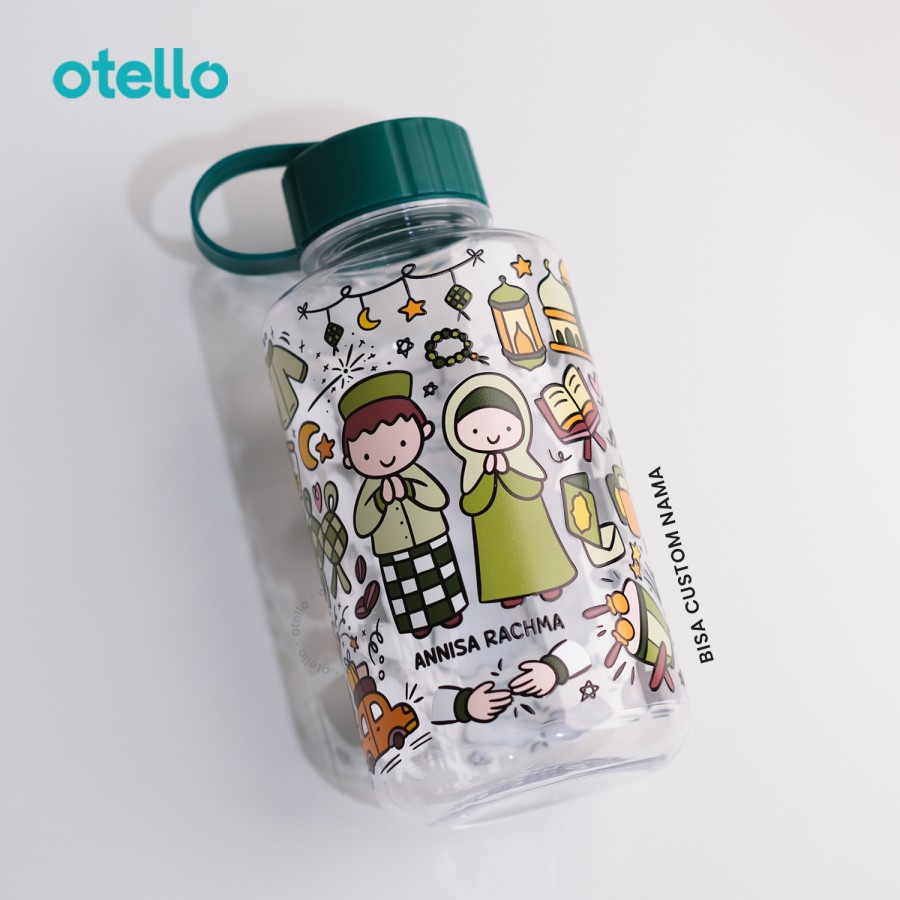 Custom Tumbler Idul Fitri Carl Botol Minum 1 Liter Souvenir Hampers