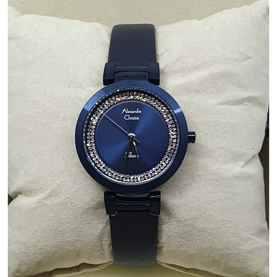 Alexandre Christie Ac2764 Blue, Jam Tangan Wanita, Original