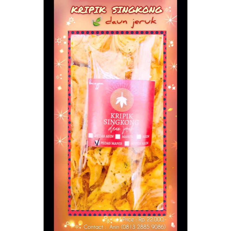 

Keripik Singkong Daun Jeruk
