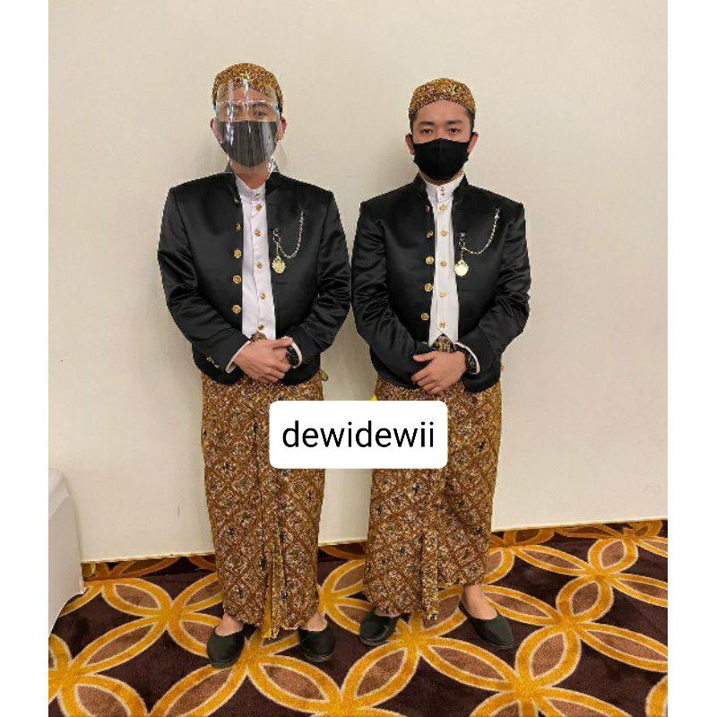 SET LENGKAP - Baju Among Tamu / Pager Bagus - Adat Jawa Hewes