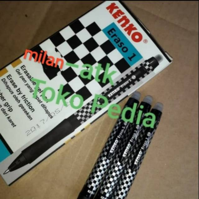 

Pulpen Gel Yang Bisa Dihapus Pakai Ujung Pena.