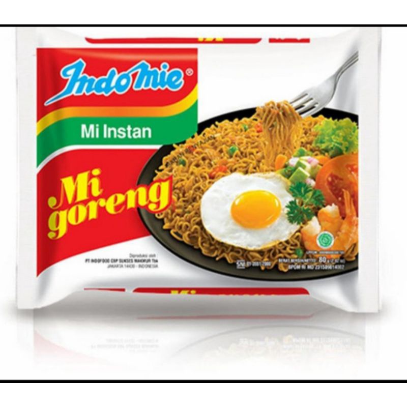 

Indomie goreng mie instan indofood