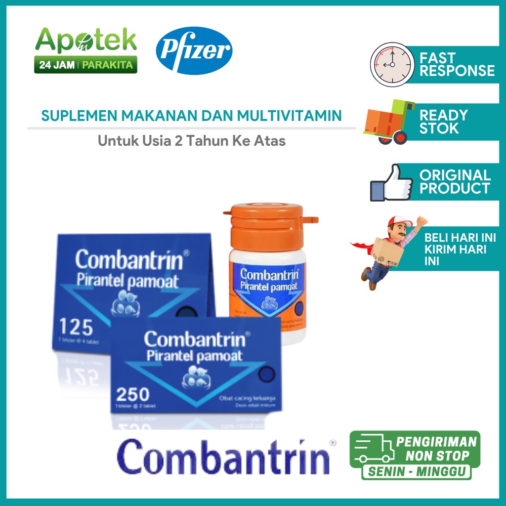 Combantrin Obat Cacing Anak/ Dewasa