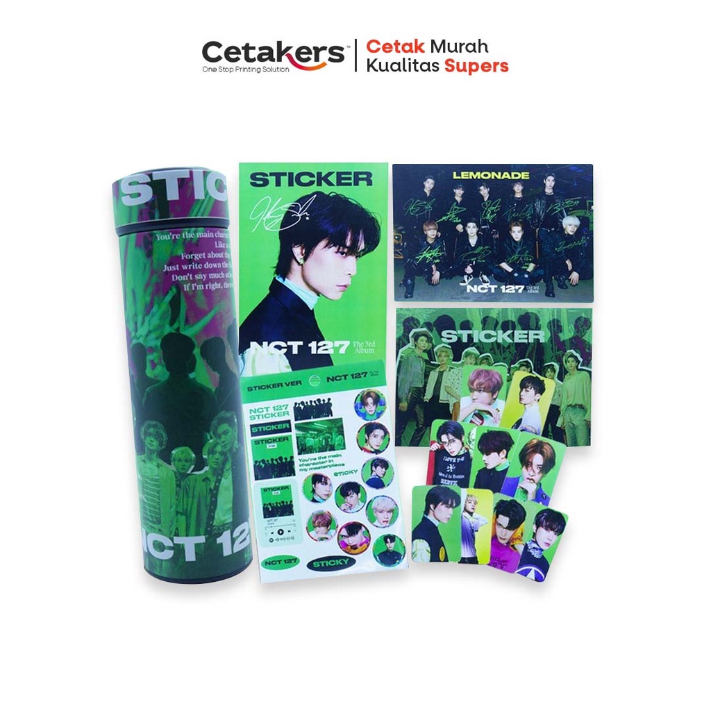 PHOTOBOOK NCT 127 FANKIT KPOP MERCHANDISE POSTER PHOTO CARD ALBUM TUMBLER  PAKET