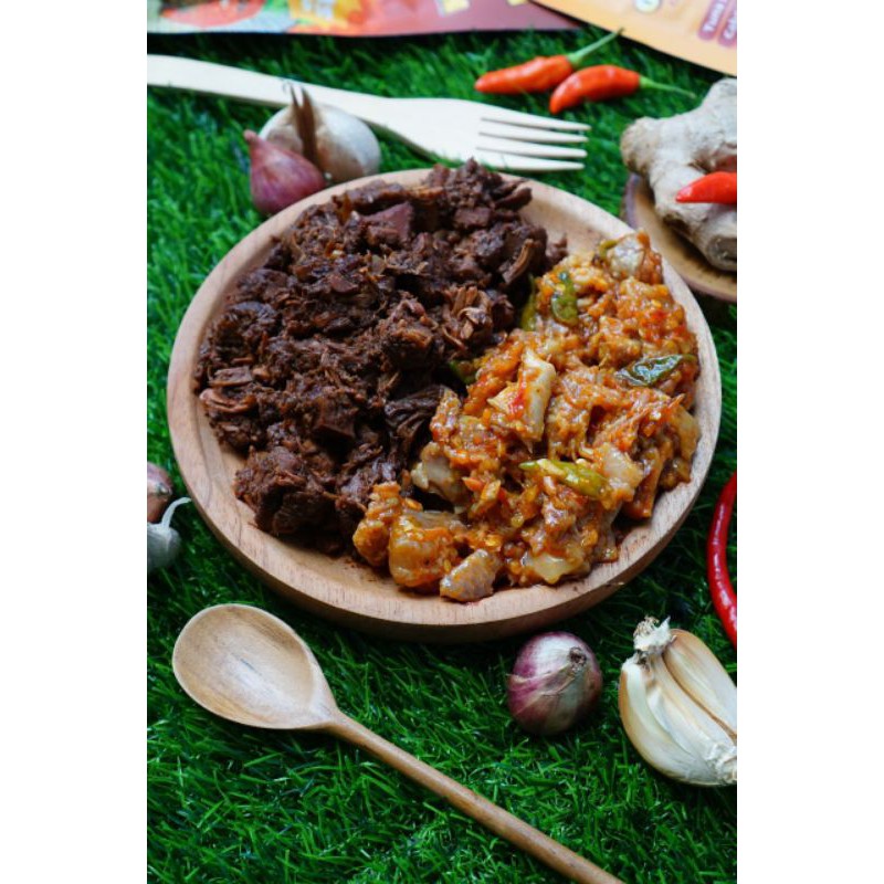 GUDEG MERCON BOLOSEGO. 300 GRAM. LENGKAP DENGAN SAMBAL TETELAN