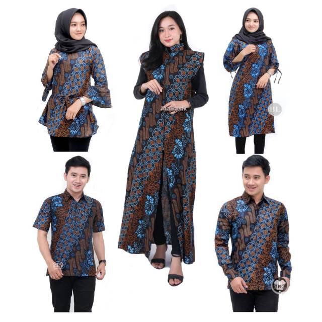 Maura Couple - Sania Ruffle Batik Couple