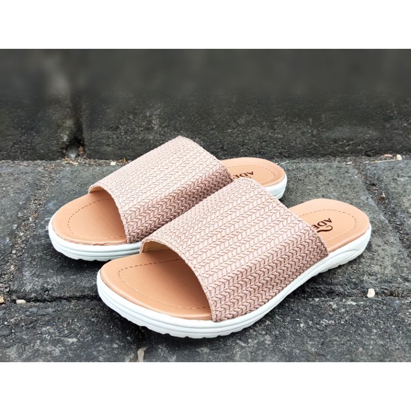 Fashionwanita - Sandal Selop Wanita Lucu Terbaru Sendal Cewek Slip On Kekinian