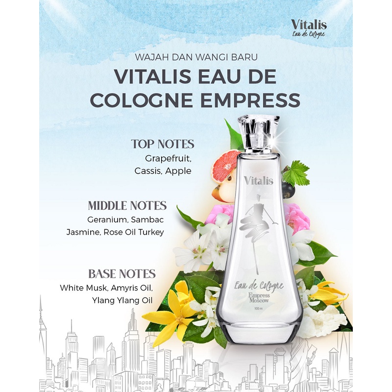 Vitalis Eau De Cologne Parfum Wanita 100Ml