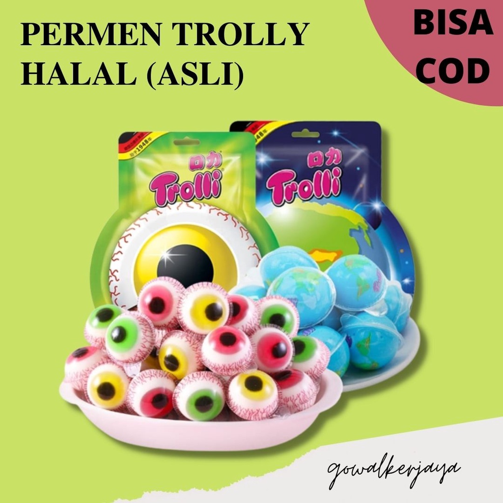 

FL⚡SH SALE MENJELANG HARI RAYA [gowalkerjaya]✅Trolli Planet Gummy HALAL MATA / Trolli Gummi Halal/Gummy Jelly Gummi Permen Korea 1 buah Permen Jelly Trolli Gummy | Permen karet Trolly Jelly Viral TERLARIS