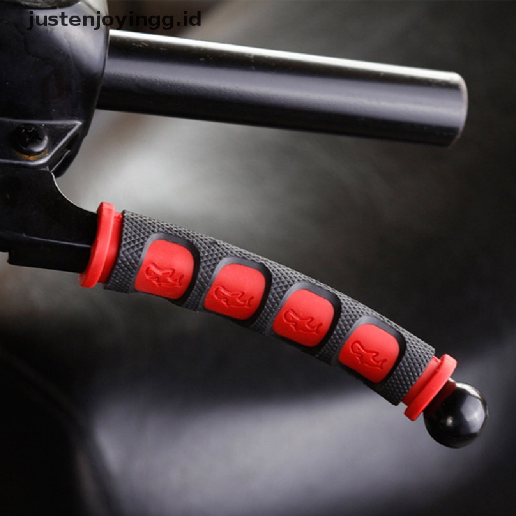 // justenjoyingg.id // 2x Motorcycle Handgrip Guard Motorbike Brake Clutch Lever Cover Handlebar Grips ~