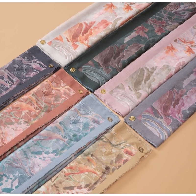 Buttonscarves x Riamiranda The Xanadu series, BS X RM Xanadu Monogram