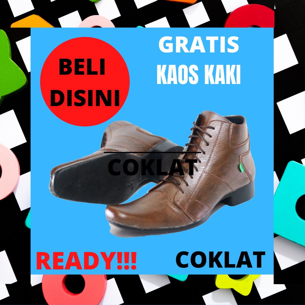 SepatuFormal Pantofel Pria Resmi Oxford Tali Hitam Casual Formal Kuliah Kondangan Kerja Guru  Sepatu