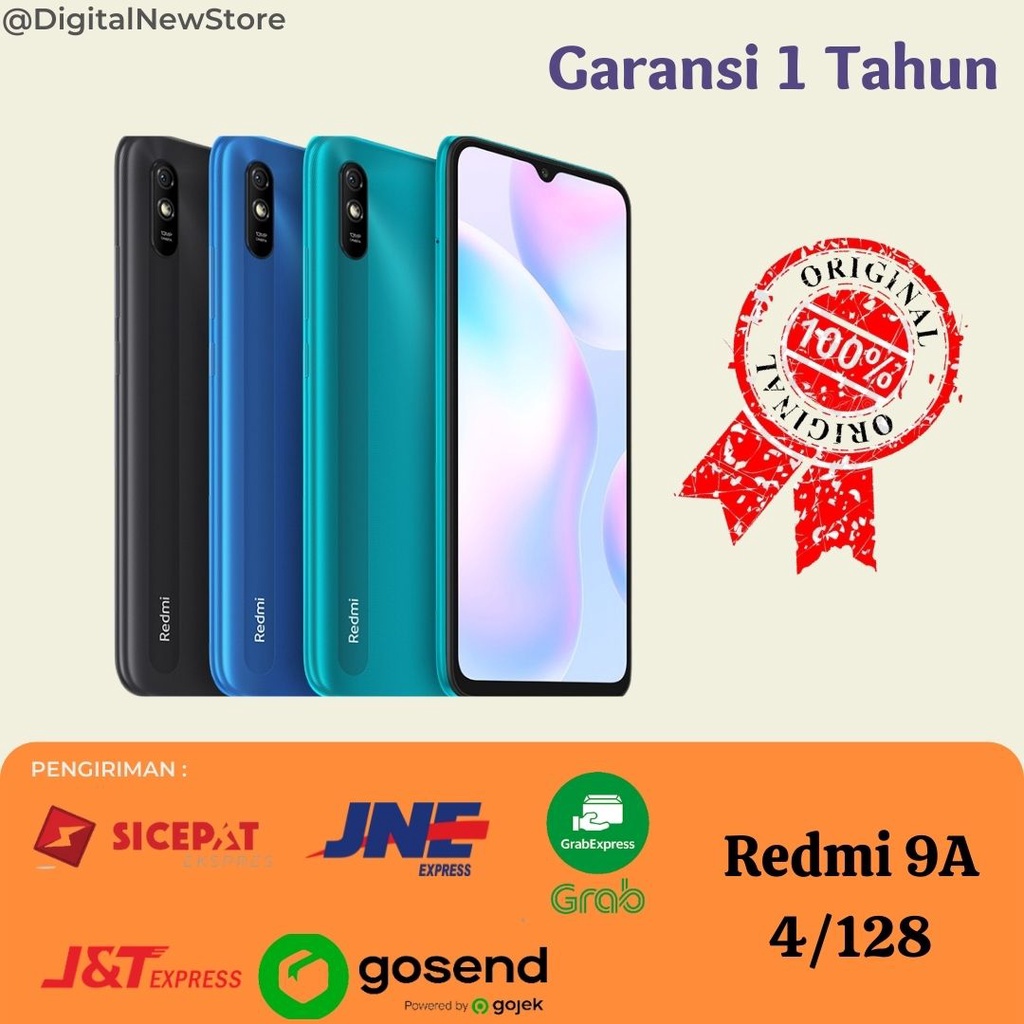 REDMI 9A Ram 4/128 GARANSI 1 TAHUN